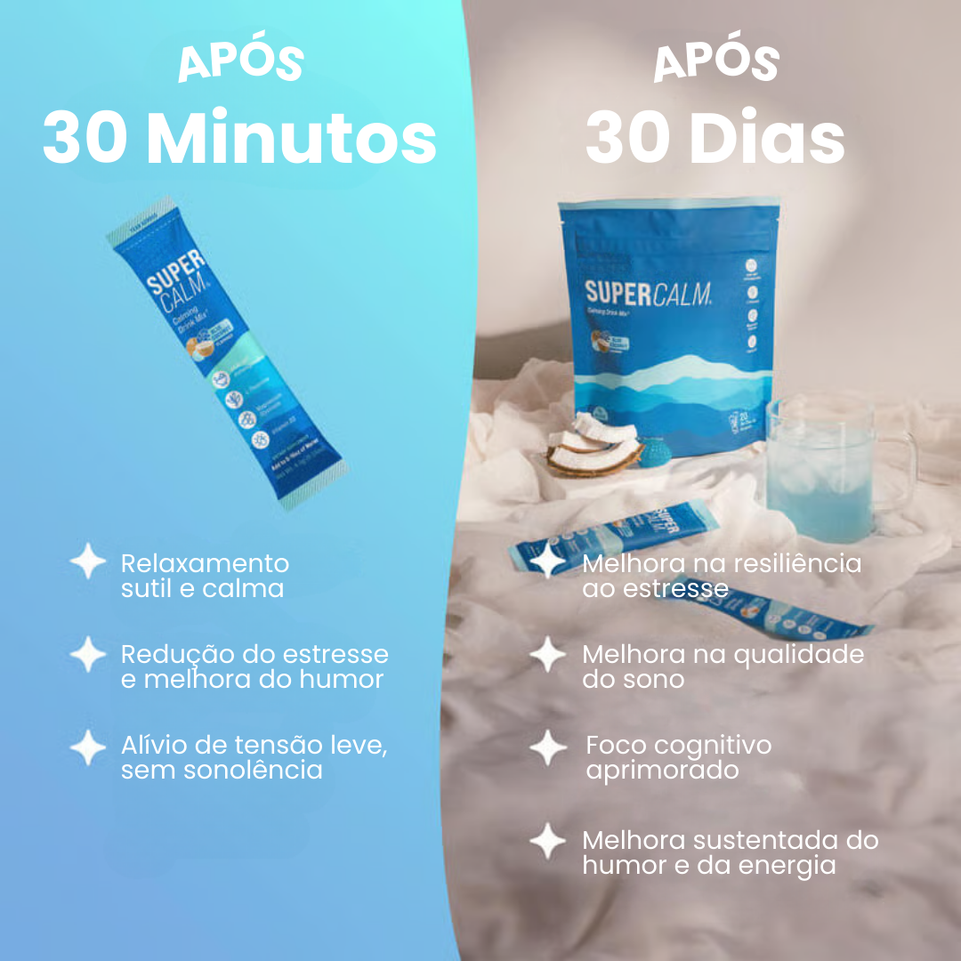 SUPERCALM – Bebida Natural Antiestresse